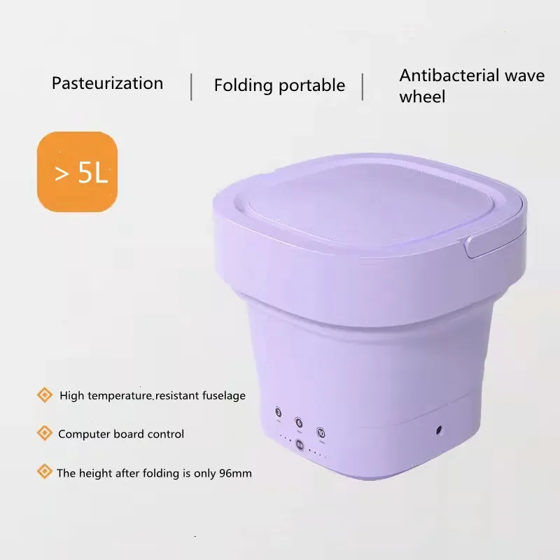 Multi-Color Semi-automatic Electric Mini Portable Shoe Folding Washing Machine with Dryer