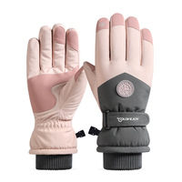 Waterproof Thermal Gloves for Men and Women, Anti-Slip, Windproof, Touchscreen, Warm, Skiing, Running, Cycling, Hiking, Winter