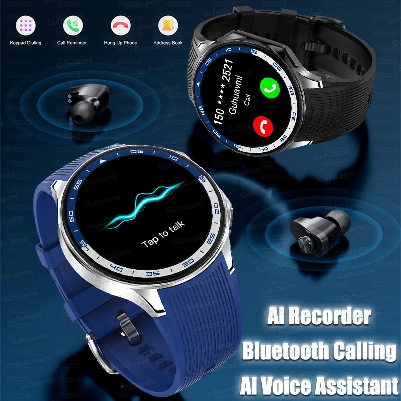 2024 neu für Huawei iOS Uhr x High-End-Business Smartwatch 4g großes Speicher album Smartwatch Männer Saphir Bildschirm Video-Player