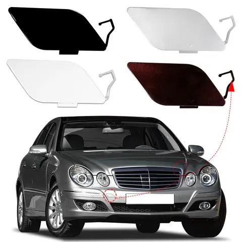 메르세데스 벤츠 E-클래스 W211 E200 E280 E350 E500 2007 2008 2009 2118851022용 프론트 범퍼 견인 고리 커버 캡 견인 고리