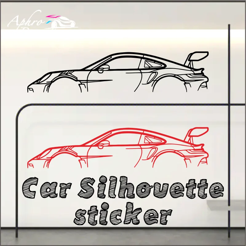 

Car Silhouette Wall Art Sticker Vinyl Home Decor Automotive Service Center Garage Car Beauty Shop Decoration Decals Murals