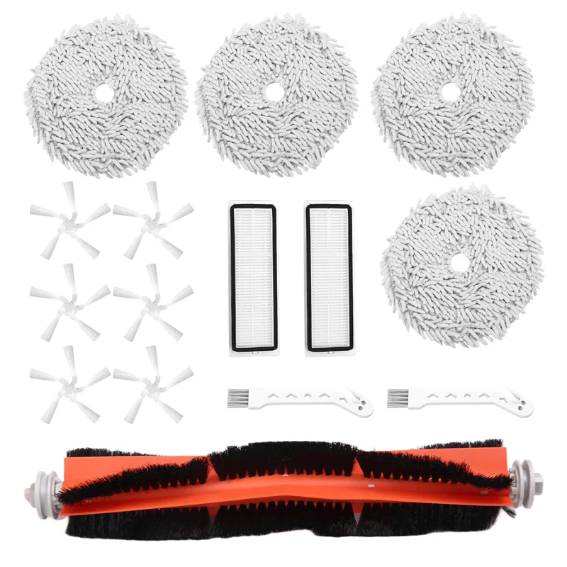 A98G-استبدال الملحقات ل Dreame W10/W10pro جهاز آلي لتنظيف الأتربة فرشاة رئيسية الجانب فرشاة تصفية حامل الممسحة