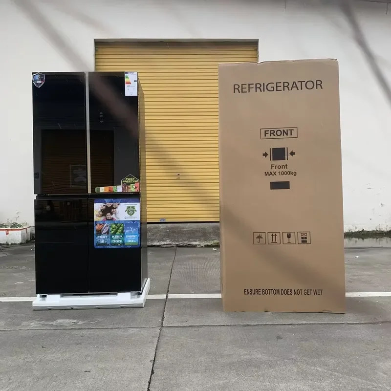 For 476L French Door Refrigerators Cross 4 Door Fridge Refrigerator and Freezer Home Low Noise Electric Side-by-side