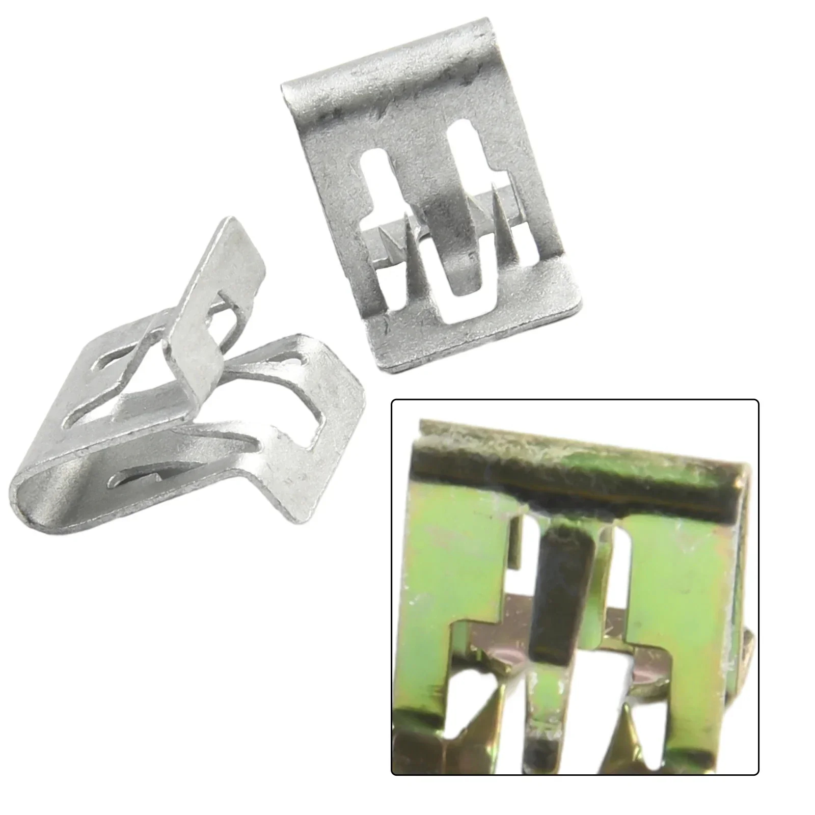20X Universal Car Clip Instrument Panel Metal Rivet Auto Console Dashboard Radio Decorative CD Panel Snaps Fastener Clip Buckles