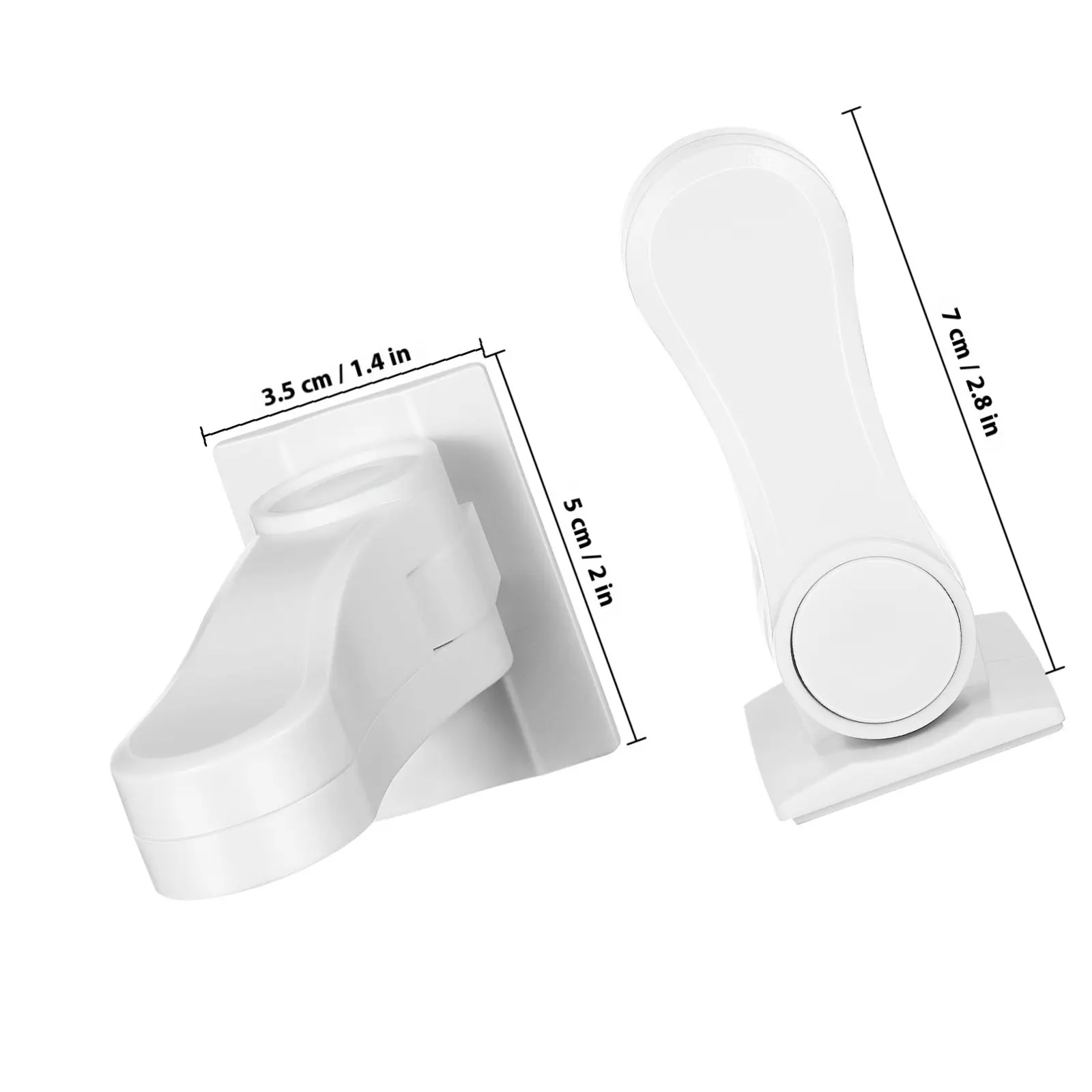 8Pcs Child Safety Locks for Door Handles Baby Proofing Door Lever Locks Adhesive Backing Secure Reliable No Drill Installation
