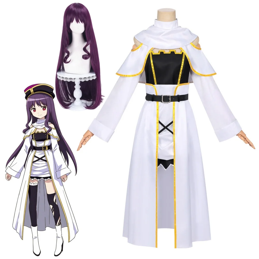 Anime Magica Woman Wasu Cosplay Costume Women Wasu Dress Uniform Prop Set Halloween Carnival Party Play Outfit