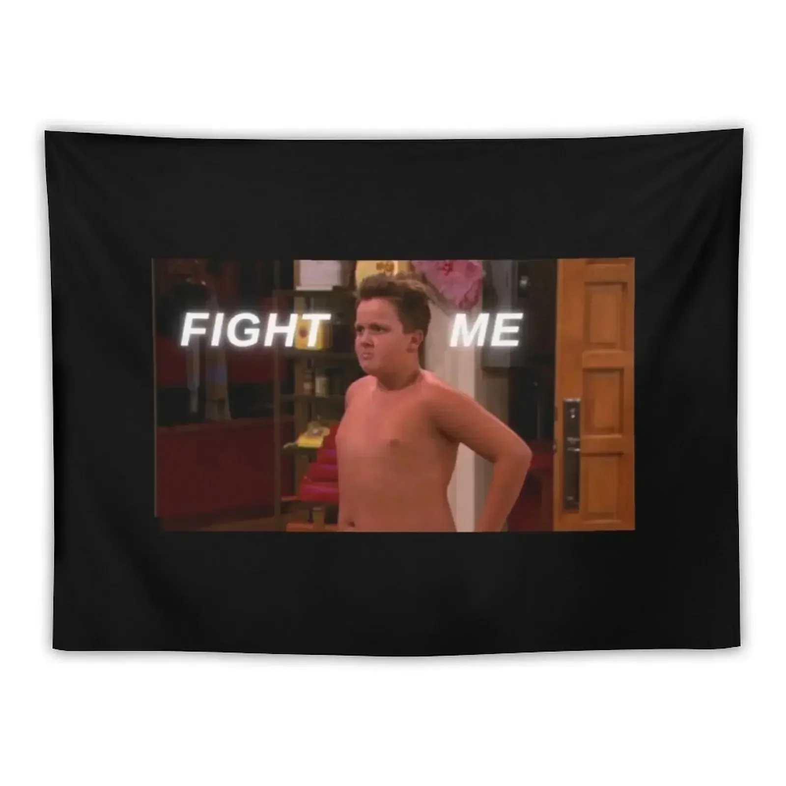 Gibby wants to Fight - iCarly Tapestry Bedroom Deco Wallpaper Bedroom Room Decoration Korean Style Home Decorators Tapestry