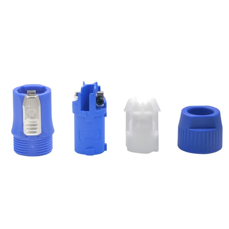 

1PCS Powercon Connector Male Plug 3 Pin Speaker Plug 3 Pin Male Power Connector 20A 250V AC Power Plug Adapter