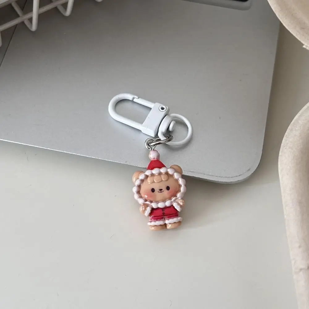 Niedlicher Harz-Kaninchen-Puppen-Schlüsselanhänger, Cartoon-Kreativ-Schlüsselring mit lustiger Katze, Kaninchen-Mini-Bär-Taschenanhänger, kleine Geschenke – Detail 4