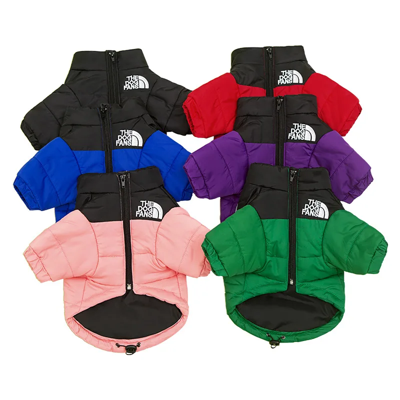 Luxury Dog Jacket Coat Winter Warm Dog Clothes Windproof Puppy Jacket Soft Cat Down Jacket Pet Padded Coat Chihuahua Pet Outfits