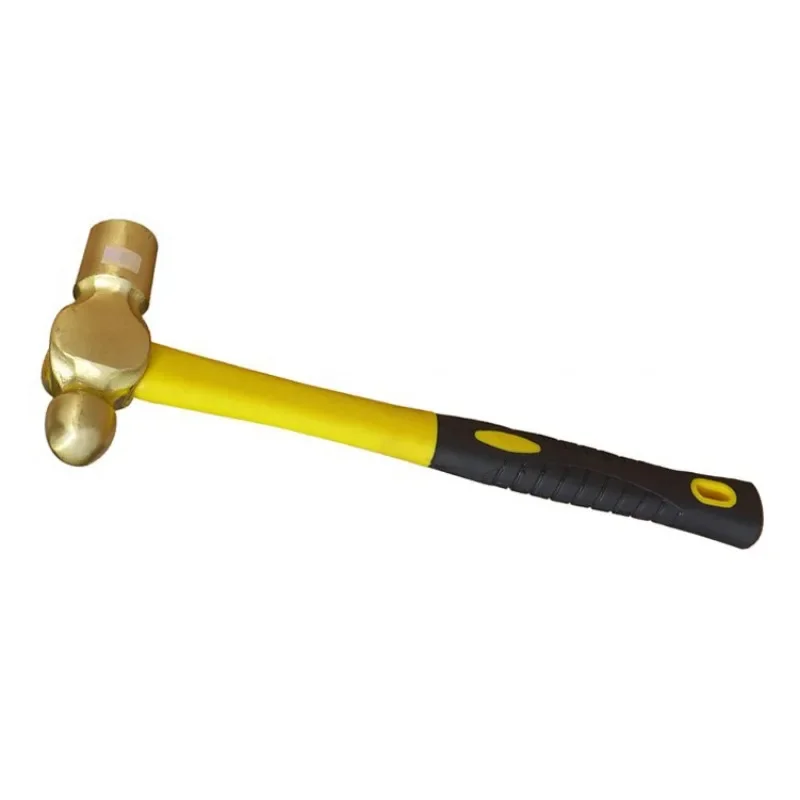 Brass Hammer Multifunctional Hammers Professional Tile Work Tools Red Copper Hammer Low Hardness Knockable Mold Hand Tools