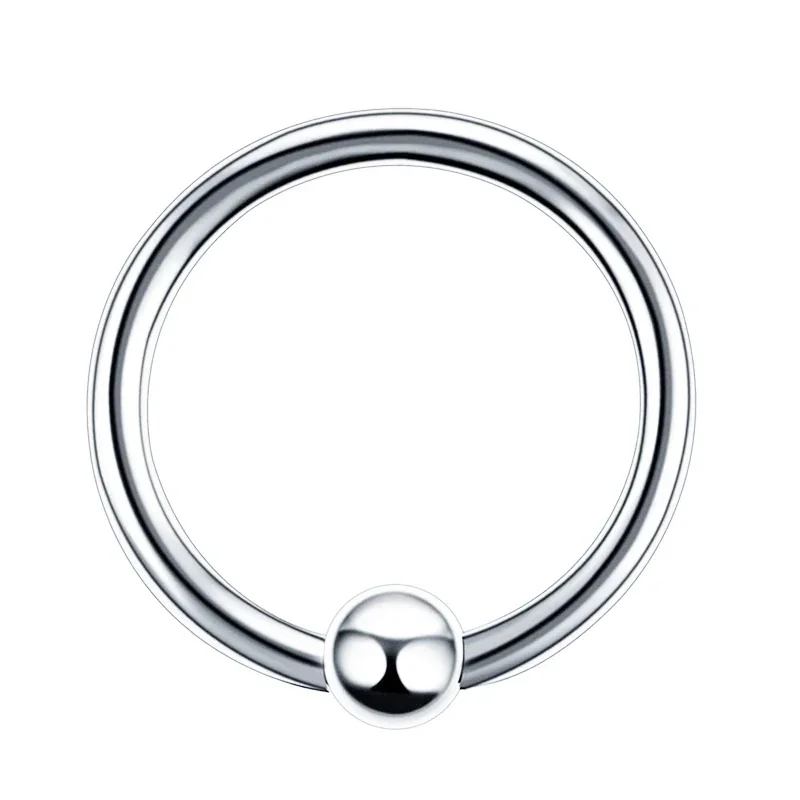 Surgical Steel Captive Bead Ring Ear Hoop Nose Ring Ear Tragus Cartilalge Piercing Nipple Ring Body Piercing Jewelry Earring