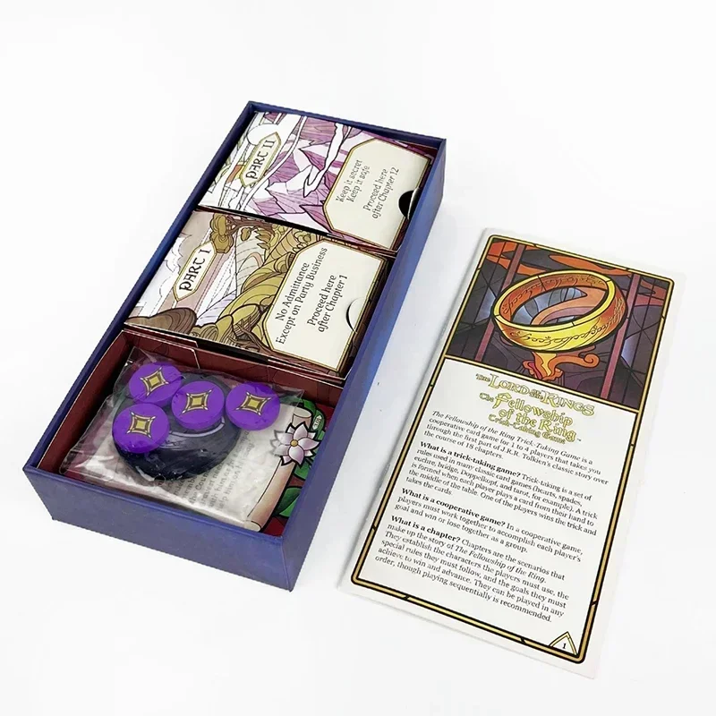 

Володар колец Игра «Братство колец» Игра «Трегание трюков» Веселая стратегическая настольная игра для семьи в возрасте 10+ совместных игр