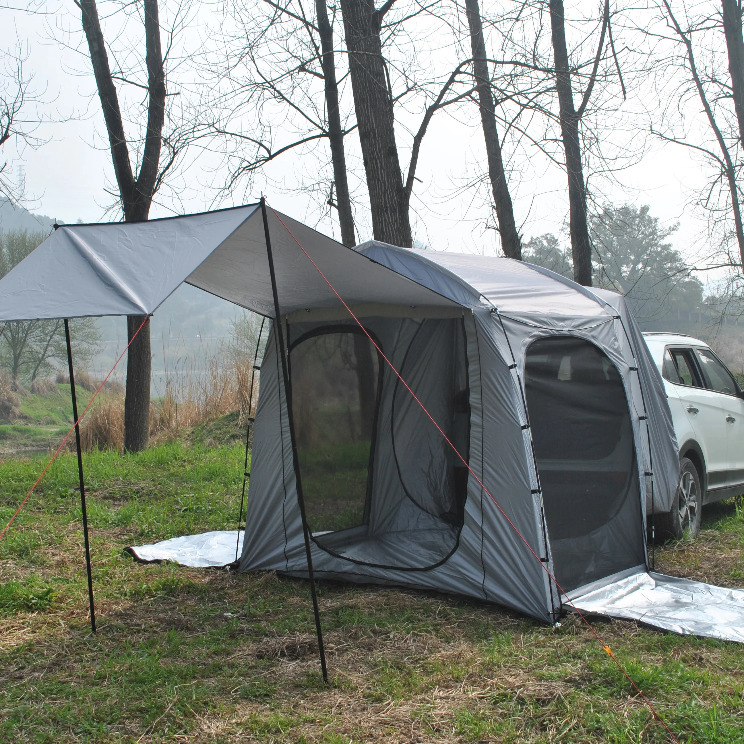 Waterproof car tent with canopy, Car Tailgate canopy Tent, Vehicle SUV Tent Car tent can be used without car,Car Tailgate Tent