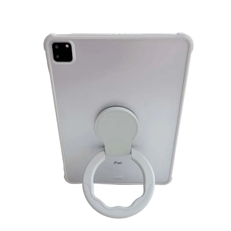 Universal 360° Rotating Plastic Tablet Stand Holder for iPad Samsung Huawei Xiaomi Tablets - Adjustable Single Desktop Bracket