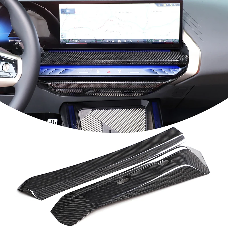 

For BMW X3 G45 2025+ Car Center Console air Outlet Decorative Frame Made of Genuine Carbon Fiber Car Modification Accessories