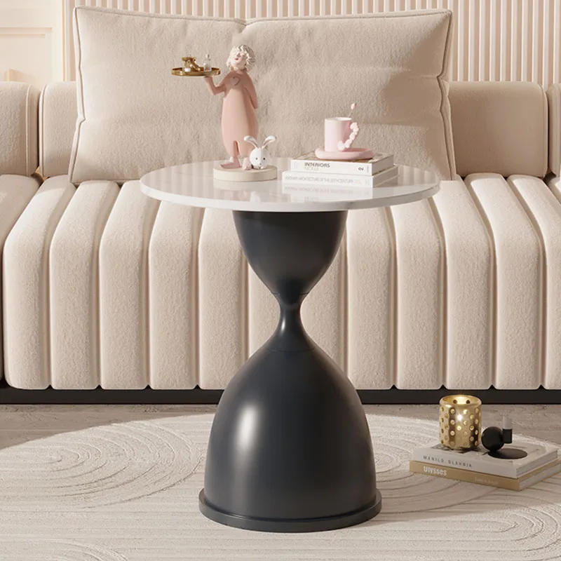 Sofa Tray Simple Coffee Table Korea High Corner Metal Black Side Table Industrial Unique Stolik Kawowy Living Room Accessories