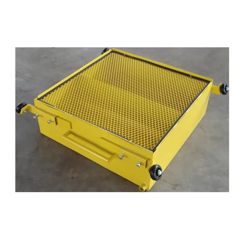 38 Gallon Portable Waste Oil Drain Cart with Wheels Rolling Mobile Oil Change Pan Tank for Garage Workshop Auto Repair Tool
