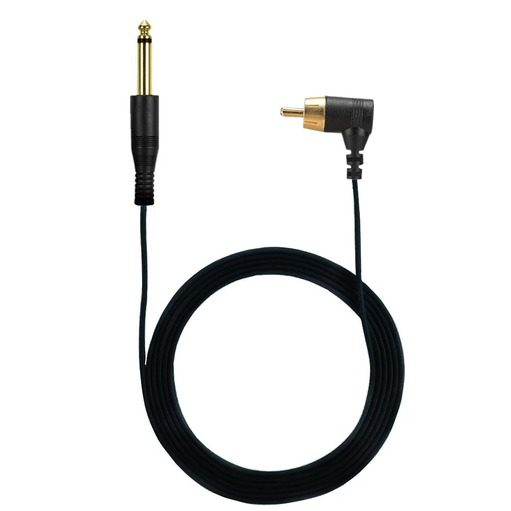 สายคลิปสัก, ขั้วต่อสายเคเบิล RCA เครื่องสักแหล่งจ่ายไฟอุปกรณ์เสริมสายคลิปสักสำหรับเครื่องตลับหมึกแบบโรตารี่