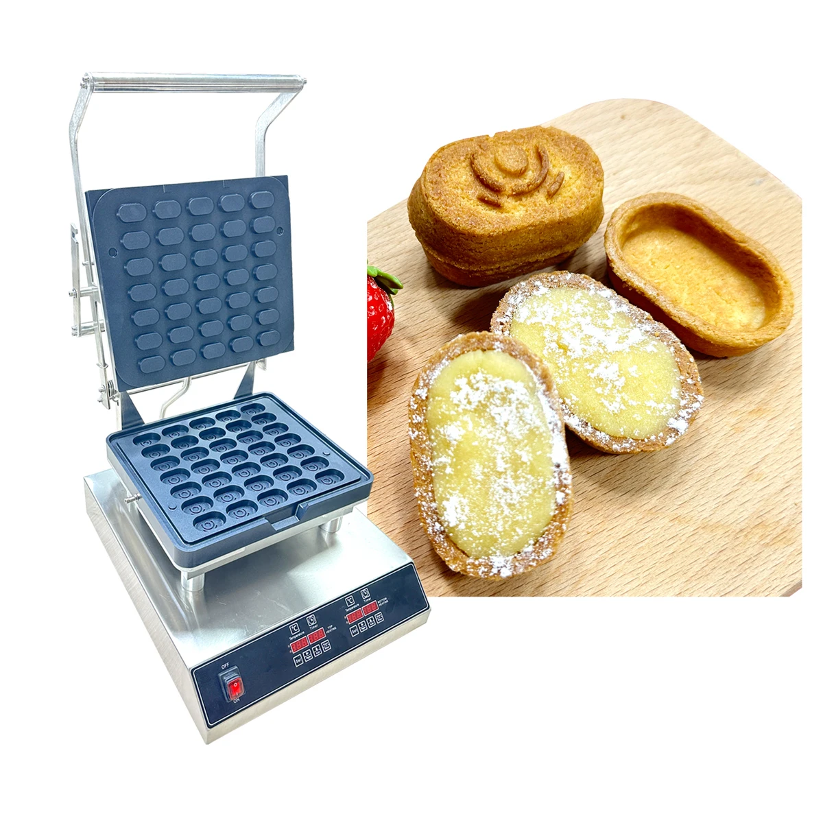 

Customization Tartlet Machine Oval Shape With Logo Non-stick Pan Cookies Maker