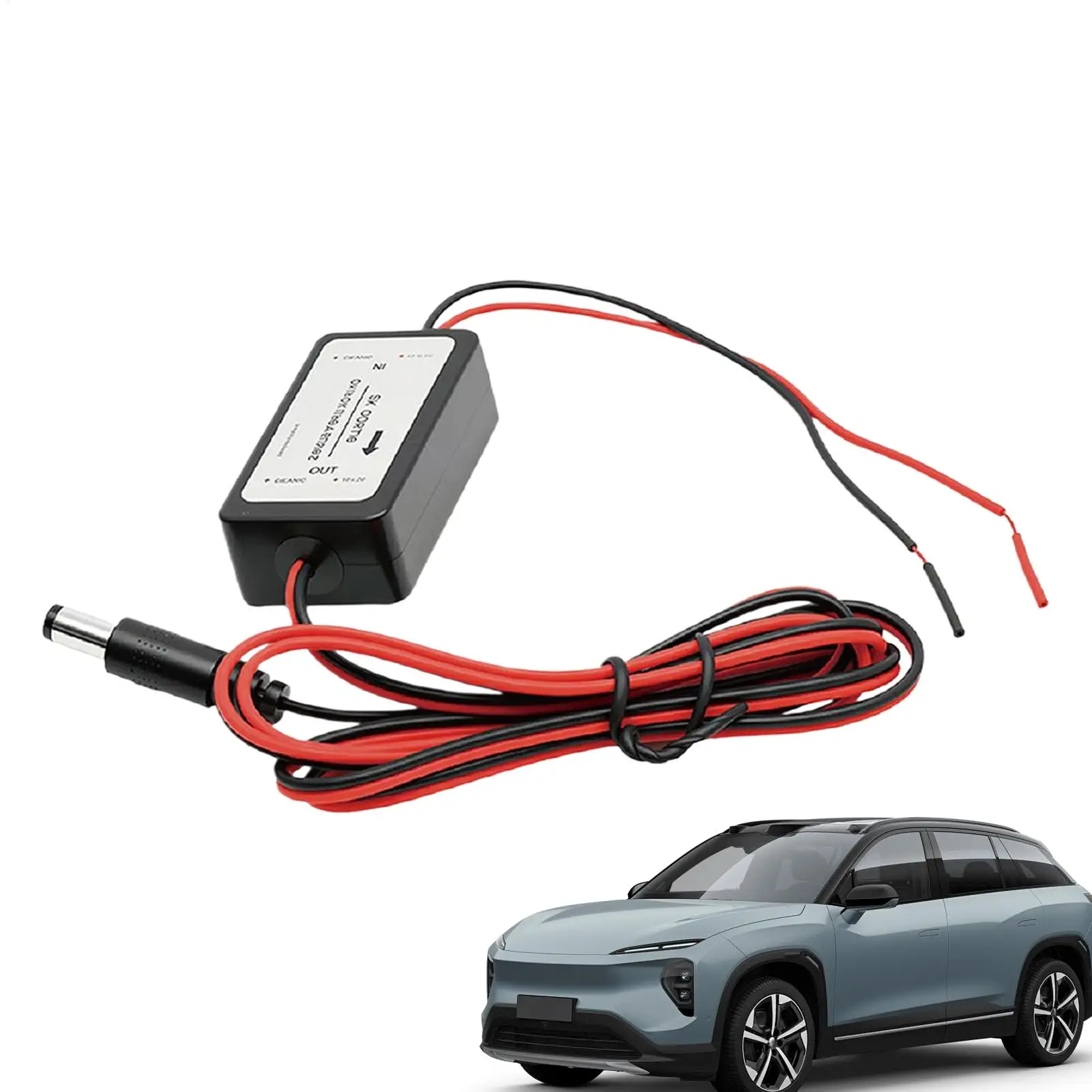 Car Reverse Camera Rectifier 12V Waterproof Noise Filter Capacitor for Rear View Cam Enthusiasts Professionals Beginners