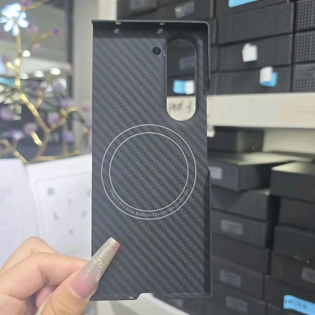 Для Samsung Galaxy Z Fold 6 Magsafe Aramid Fiber Ультратонкий защитный чехол для телефона из углеродного волокна с рассеиванием тепла Z Fold6