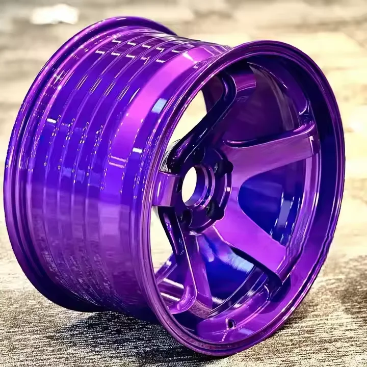 Passenger Car Wheels 1 Piece 15-24 Inch Deep Concave Purple Wheels 5x114.3 5x112 Custom Forged Wheels for bmw Mercedes benz