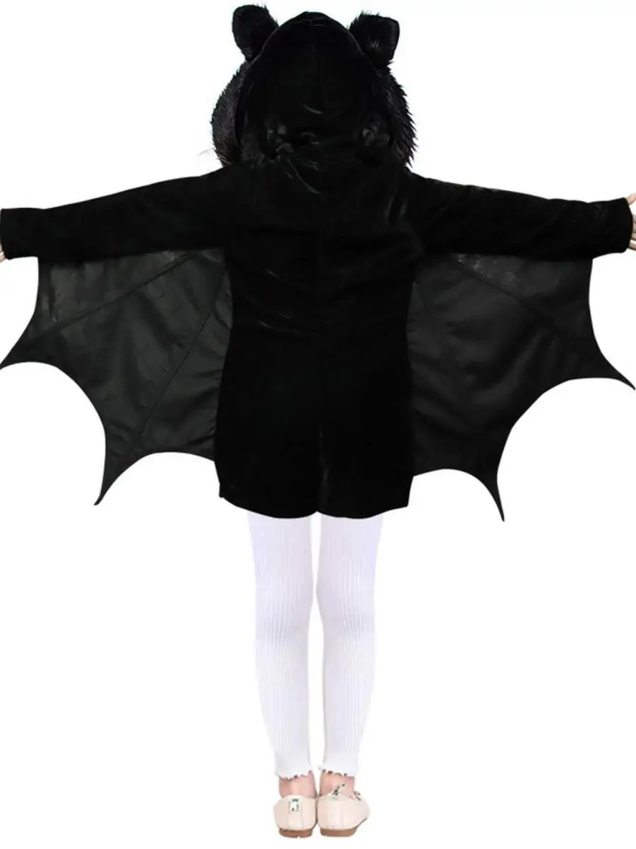 زي الخفاش للأطفال لعيد الهالوين 2025، ملابس تنكرية للحفلات للنساء، زي أداء جديد على شكل المرأة القطة