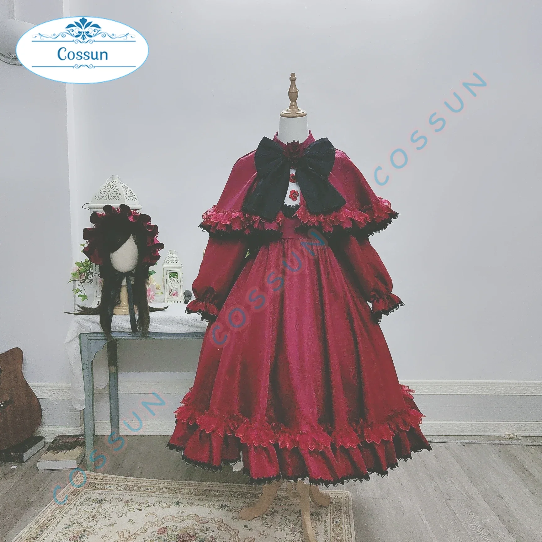 

[Customized] Amine Rozen Maiden Reiner Rubin /Shinku Cosplay Costume Halloween outfits Women Anime Dress