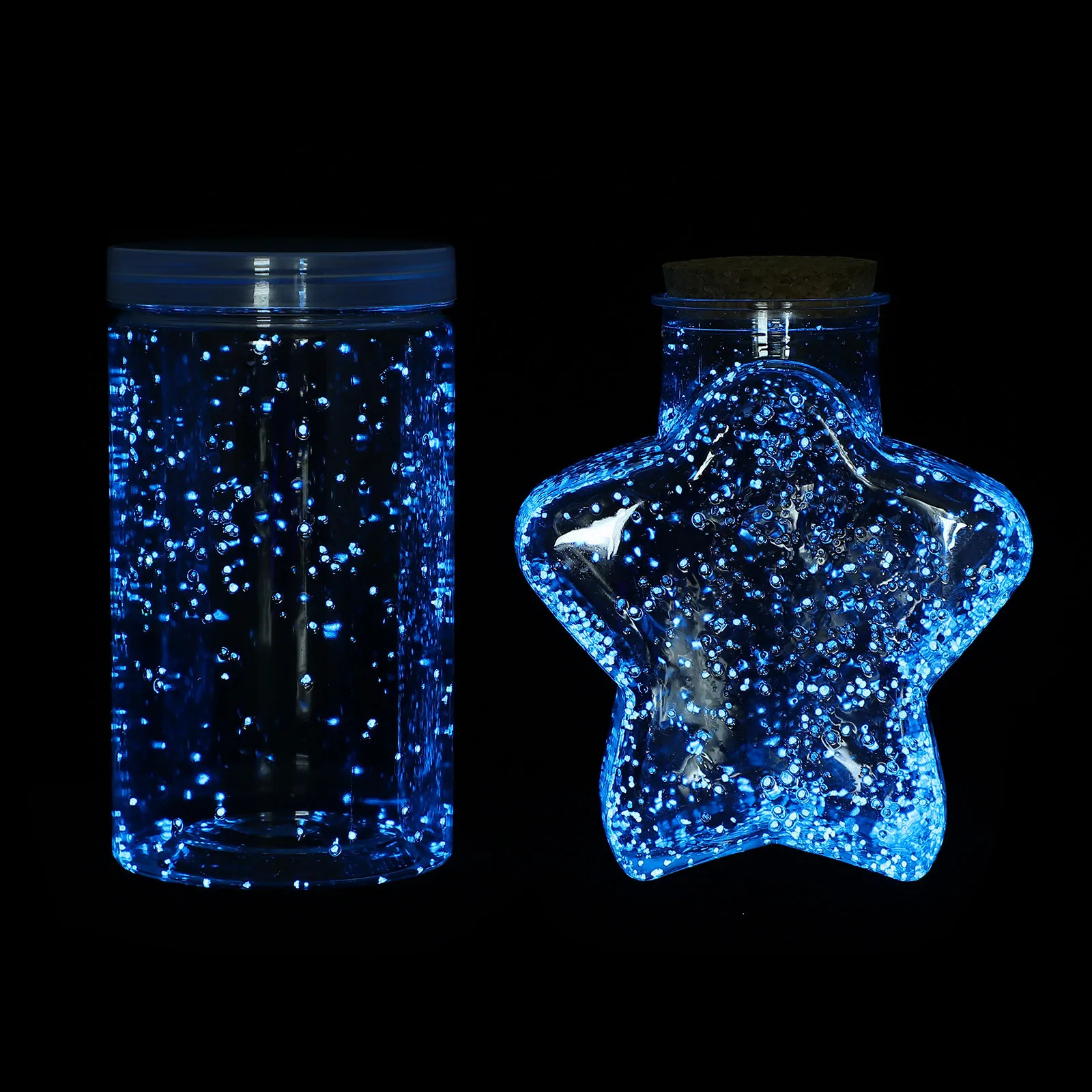 

2Pcs Transparent Wishing Bottles Creative DIY Plastic Drift Bottles Clear Storage Jar Perfect Gift Decoration Message Jar