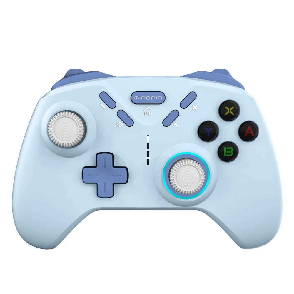 MB-S820 Wireless Bluetooth Glacier blue Gamepad Somatosensory vibration Multi-platform Compatibility Android Pc Ps5 Nintendo