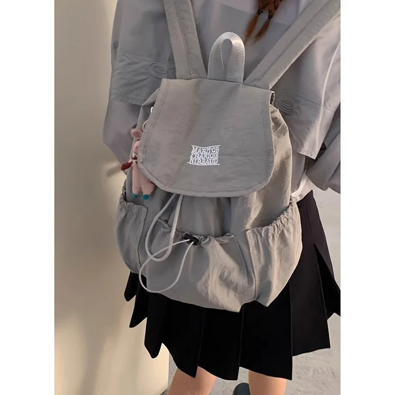 Mochila esportiva casual unissex em nylon