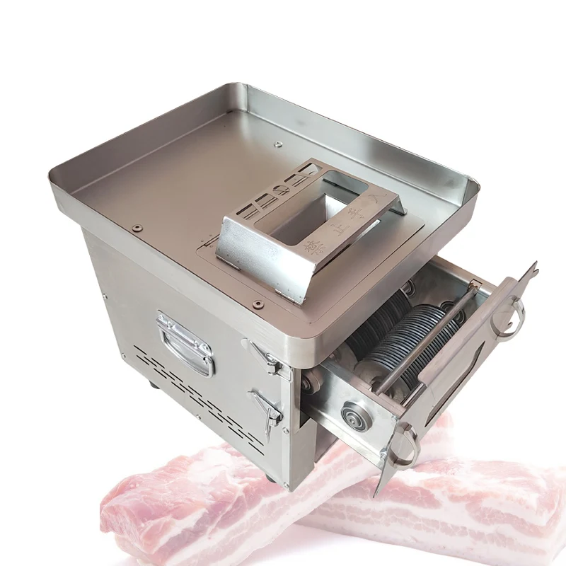 

Desktop Meat Cutting Machine Multifunctional Meat Slicing Shredding Dicing Machine