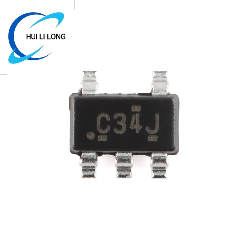 10pcs/5pc SN74LVC1G34DBVR SN74LVC1G34 SN74LVC1 SN74LVC1G34DB SN74 SOT-23-5 C34J Single 1.65V to 5.5V Buffer Chip IC