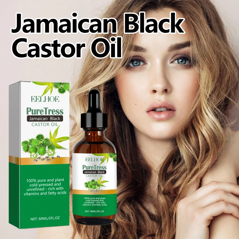 

Pure Jamaican Black Castor Oil-Nourishes Scalp, Strengthens Hair Adds Shine For Healthy Looking Hair With Natural Ingredients