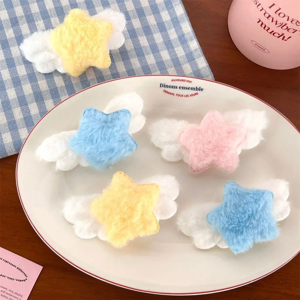 

Cute Minimalist Style Star Hair Clip Ornament Hair Accessories BB Hairpins Headdress Sweet Fluffy Barrettes Ladies