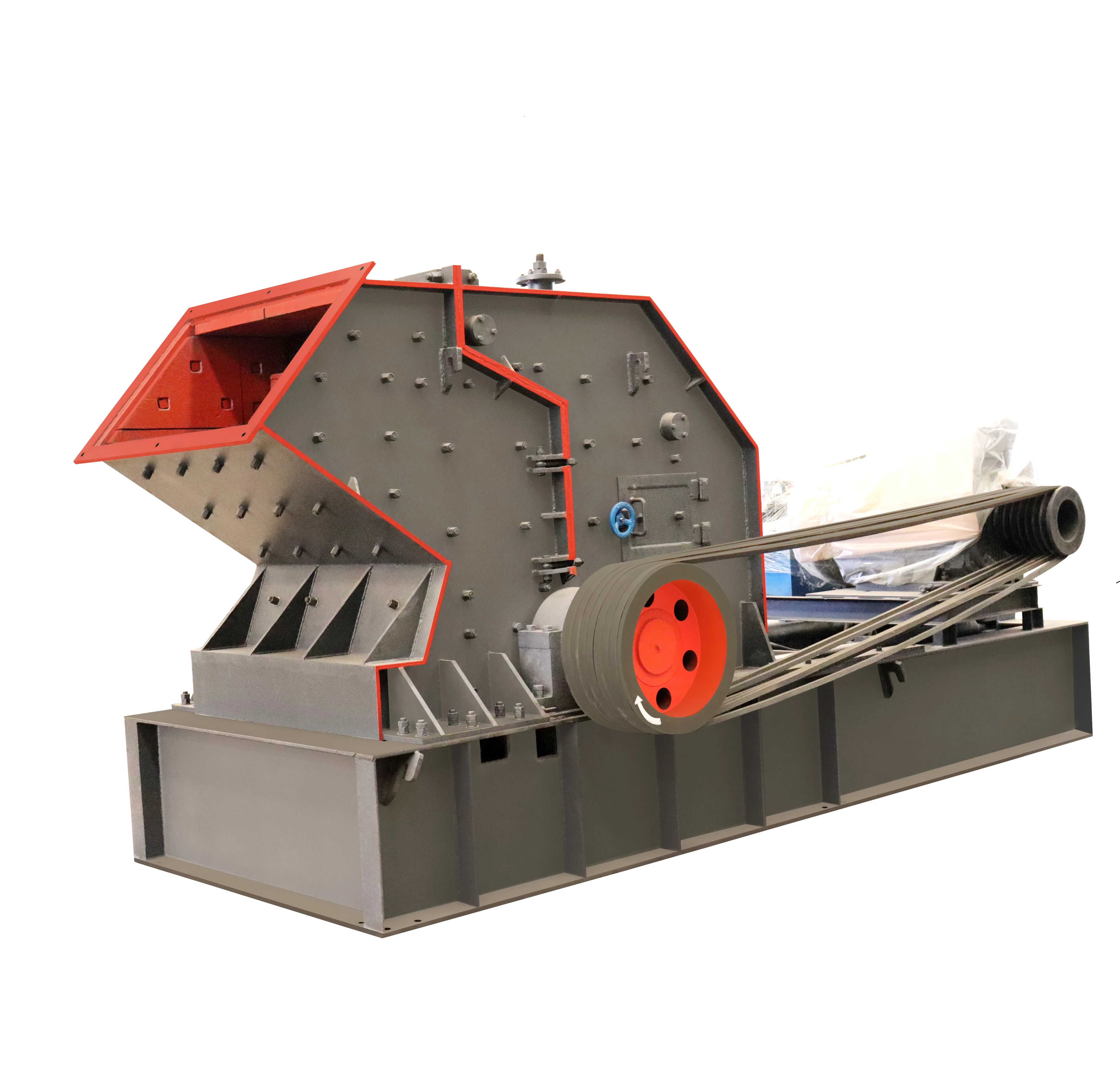 Engine Crushing Brick Hammer Crusher Gold Ore Hammer Mill Breaking Equipment