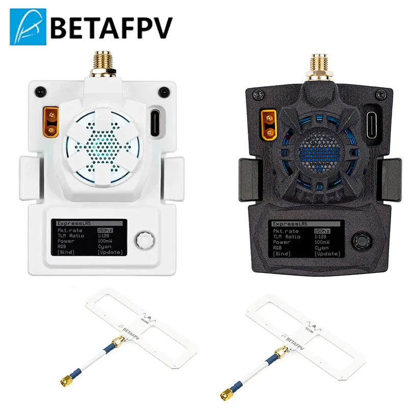 BETAFPV ELRS Micro TX Module 915MHZ 2.4G OLED Screen High Refresh Rate Cooling Fan Micro Module Bay for TBS Mambo FRSKY X9D