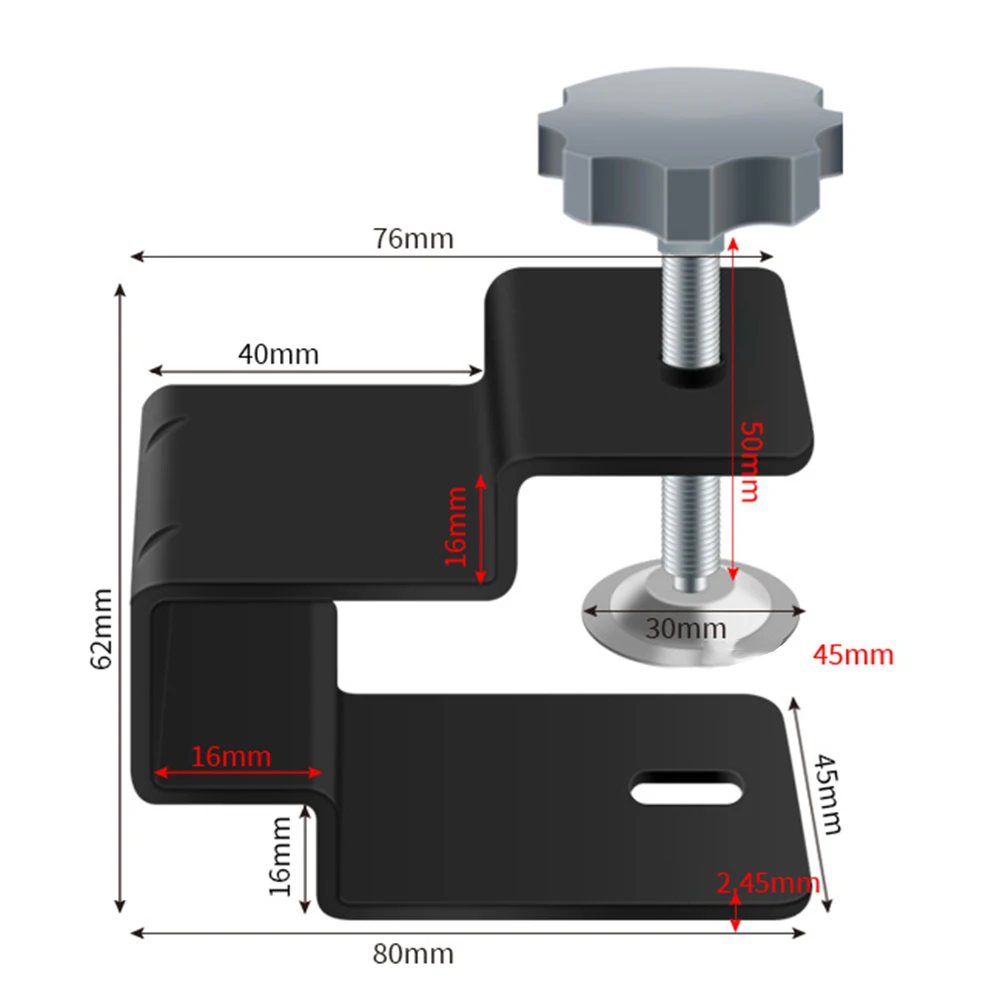 2pcs Drawer Panel Clips Woodworking Clamp Cabinet Drawer Installation Fixed Clamp With Adjustment  Furniture Accessories