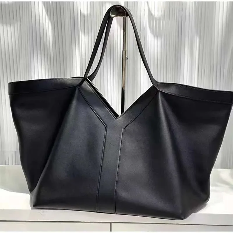 

Genuine Leather Armpit Women New Simple Fashion Shoulder Large Capacity Designed Tote Bag Handbag