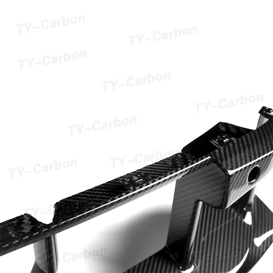 Dry Carbon Fiber OEM Style Front Center Bumper Grill Trim For BMW 2 Series M2 G87 2022+ Low bumper grille Car Styling Bodykit