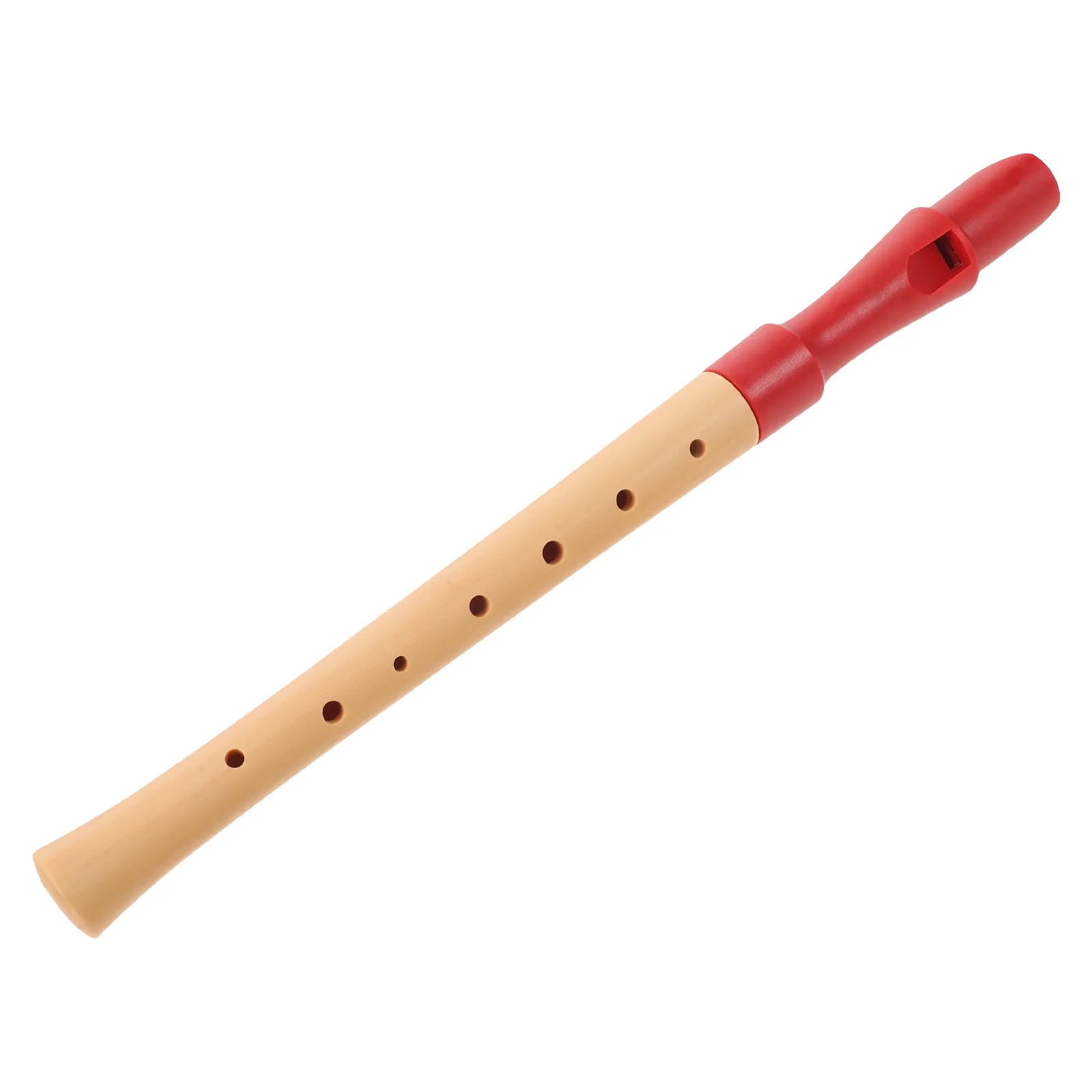 Flauta Dulce Soprano para Principiantes, Flauta Dulce de Madera de 8 Orificios Estilo Alemán para Estudiantes de Música, Clases Escolares
