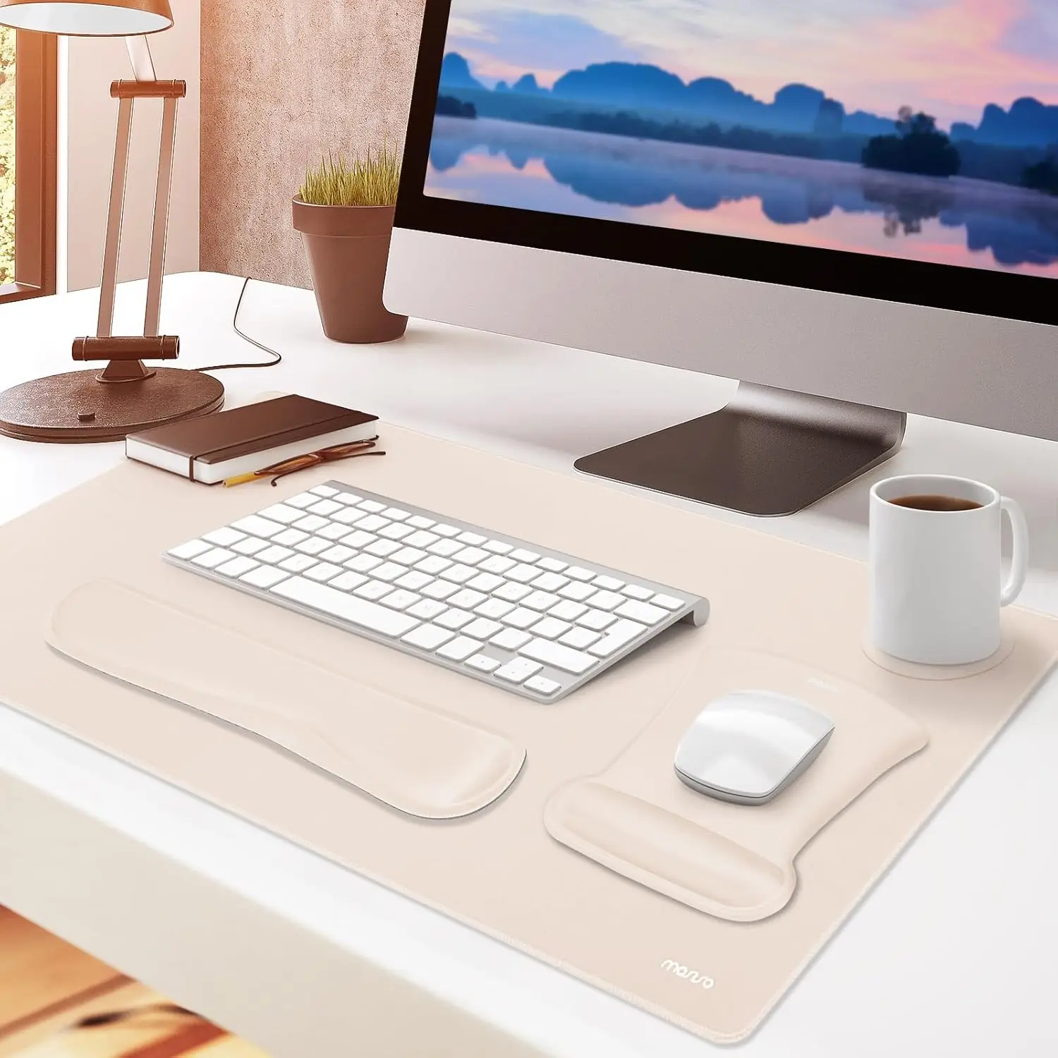 Mouse Pad Large 80*40cm Desk Pad Waterproof Non-Slip PC Computer Keyboard Gaming MousePad Soft Wrist Support for Home Office