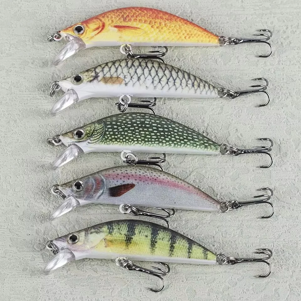 Señuelo Minnow de hundimiento Walk Fish 55mm – Perca, lucio, trucha y mar - imagen 4