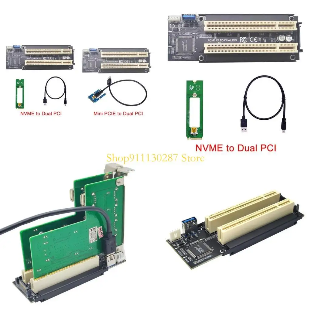 

J1HC NVME/MINI PCIE/PCI-EXPRESS в Dual PCI USB добавляет на конвертер карты для ПК