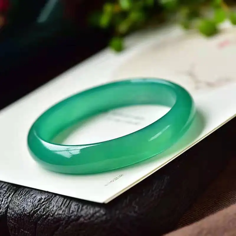 Certified Jade Bangles Women Fine Jewelry Genuine Myanmar Grade A Jadeite Green Burma Jade Bangle Bracelet Girlfriend Mom Gifts