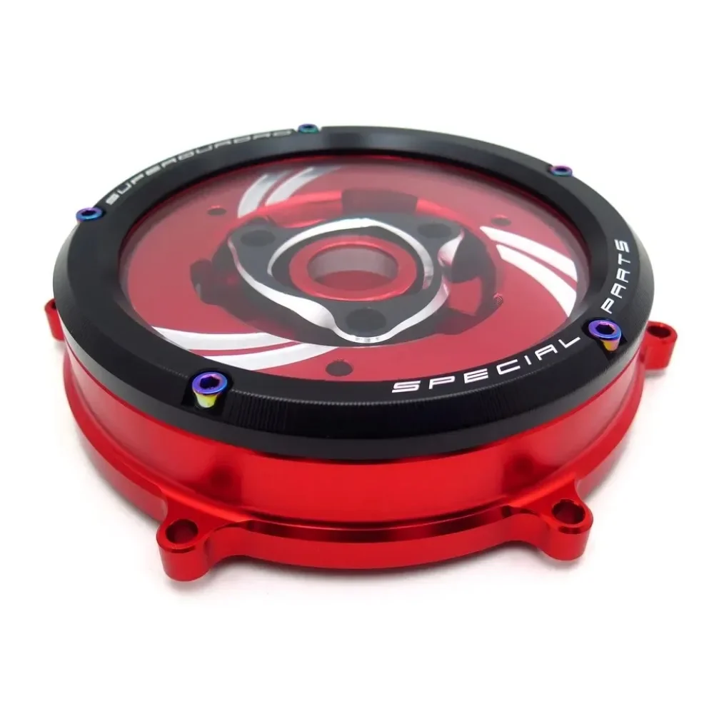 

Motorcycle Ducabike Clutch Cover & Spring Retainer for Ducati 2012-2014 1199/1299/959 Panigale R S