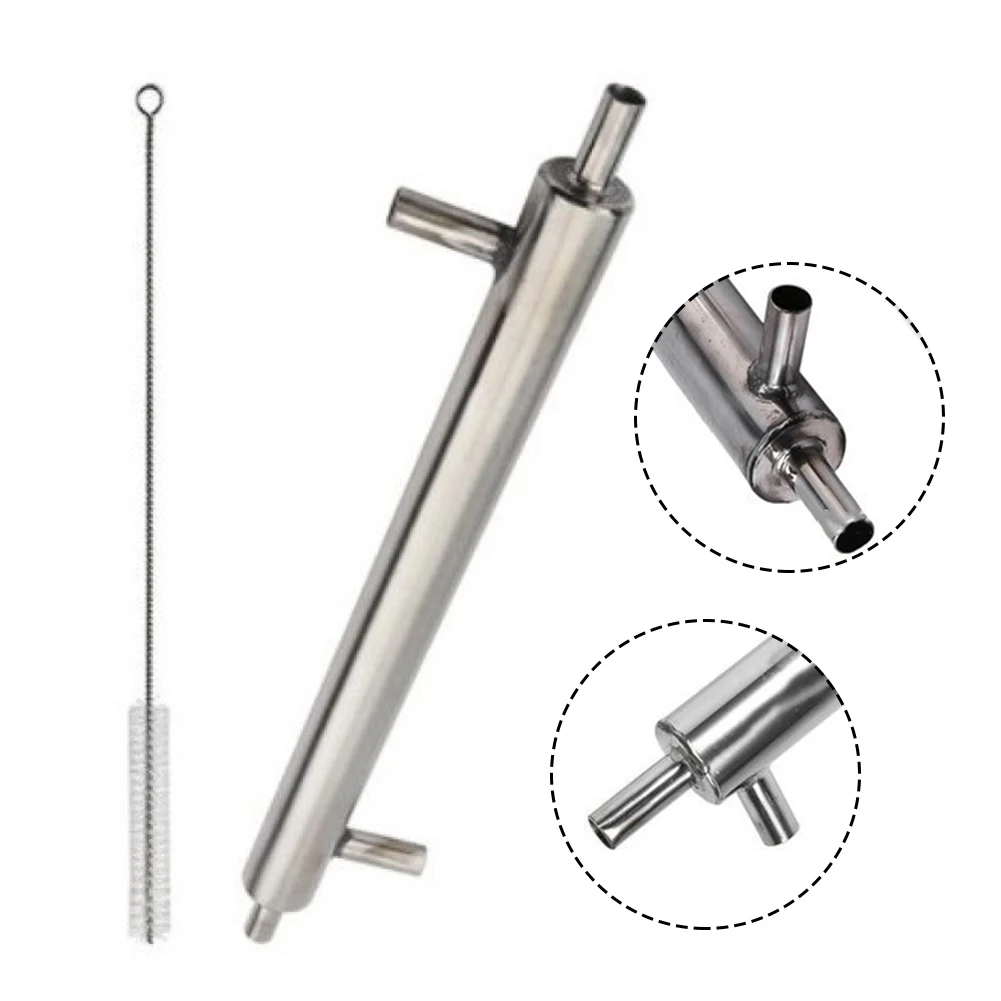 

Cooler Distiller Condenser Stainless Steel External Cooling Pipe Tube For Home Premium Stainless Steel, Ensuring Its Rust Tools