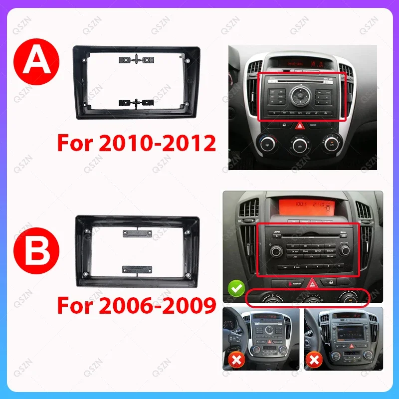 For Kia Ceed 2006 - 2012 Android 13 Car Radio Android Multimedia Auto CarPlay 2K 7862S Audio Player GPS Stereo Navigation Screen