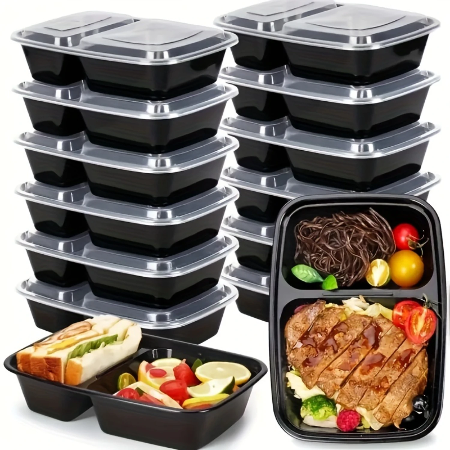 

disposable lunch box, takeaway box, fast food lunch box, cake Dim sum box, fresh-keeping box, stackable with cover, microwave ov